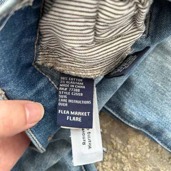 Madewell Flea Market Flare Jeans Button Front Edition - Picture 5 of 11